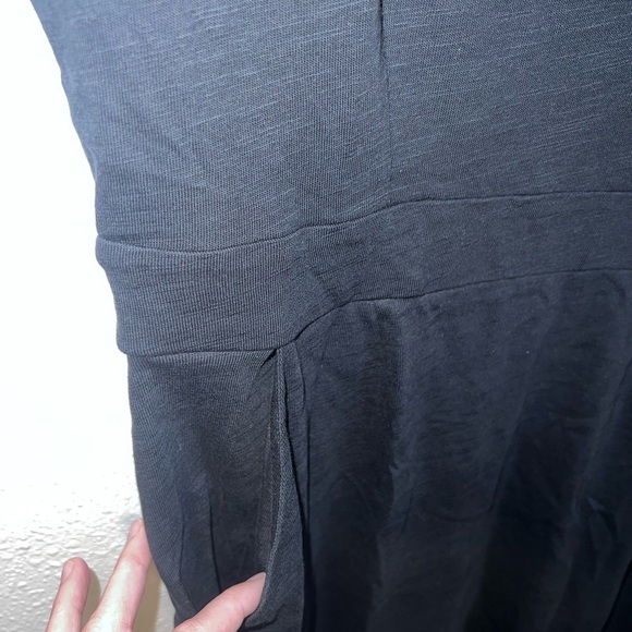 Boden Black Tee Shirt Midi Dress - Picture 3 of 5